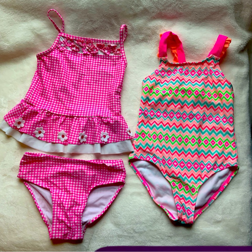 Pair of girls bathing suits